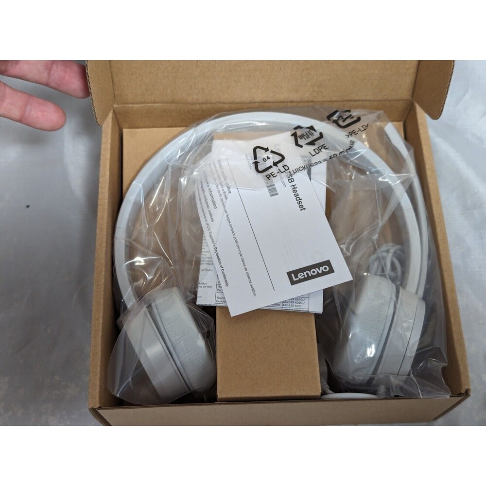 Lenovo 110 Stereo USB Headset New In Box